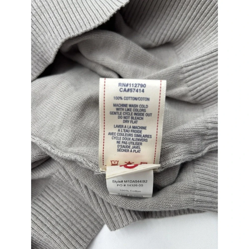 True Religion Men's Crewneck Sweater XL Gray Lightweight Knit Pullover‎